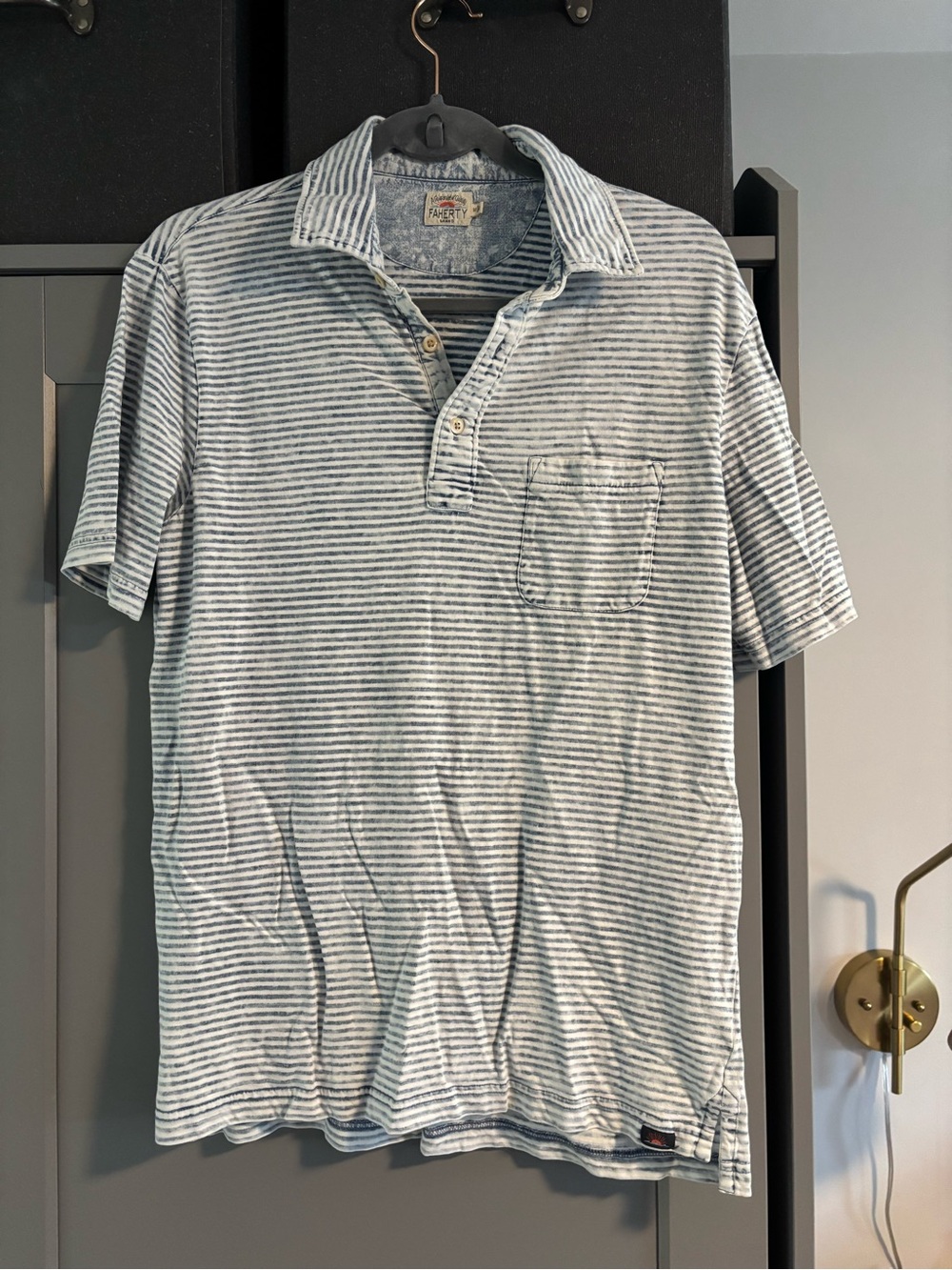 Faherty men’s polo - Medium